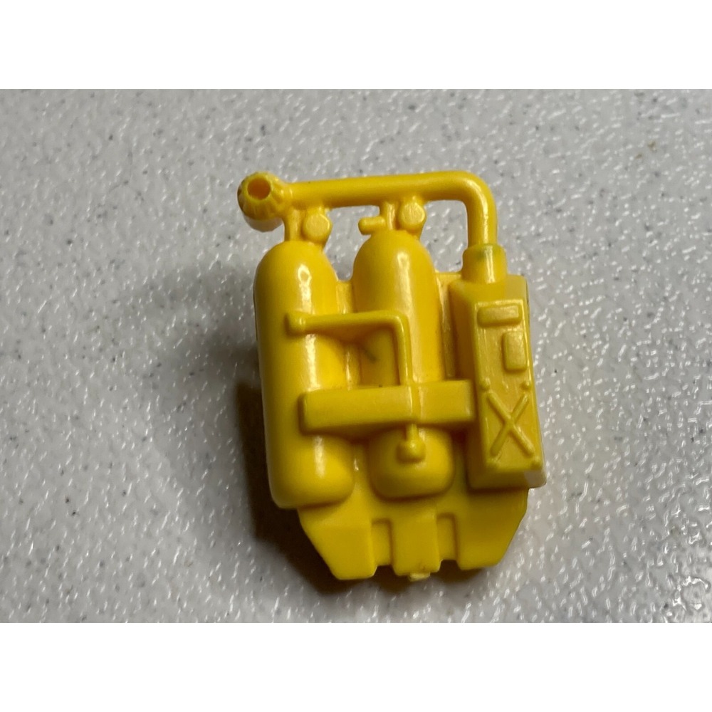 Vintage 1984 GI Joe Blowtorch Backpack Part Original ARAH Hasbro Yellow Piece